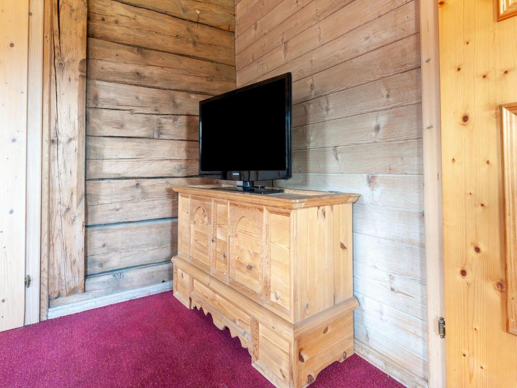 Televízia a/alebo spoločenská miestnosť v ubytovaní Beautiful flat in Kirchberg near the ski area