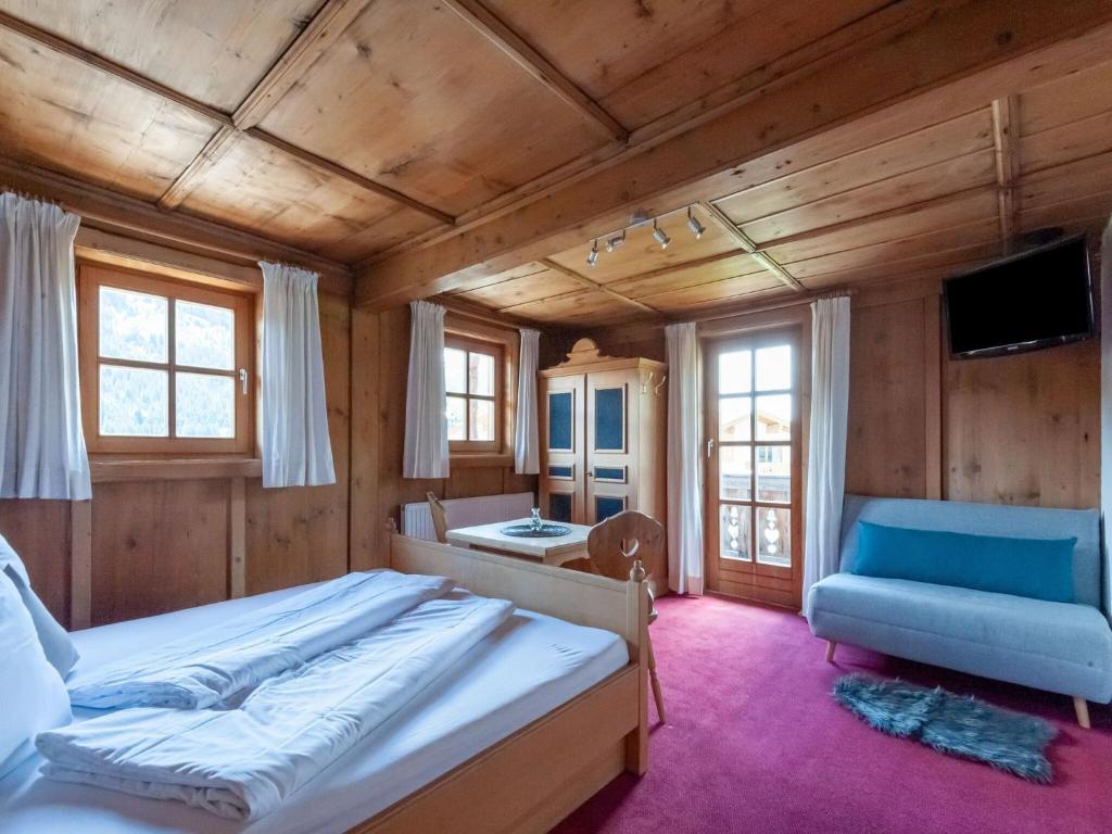 Posteľ alebo postele v izbe v ubytovaní Beautiful flat in Kirchberg near the ski area