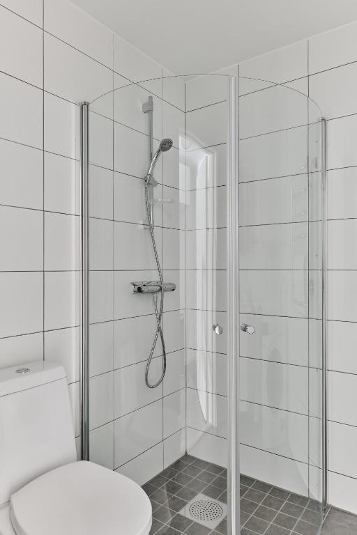 Koupelna v ubytování Continental Apartment Hotel Knivsta