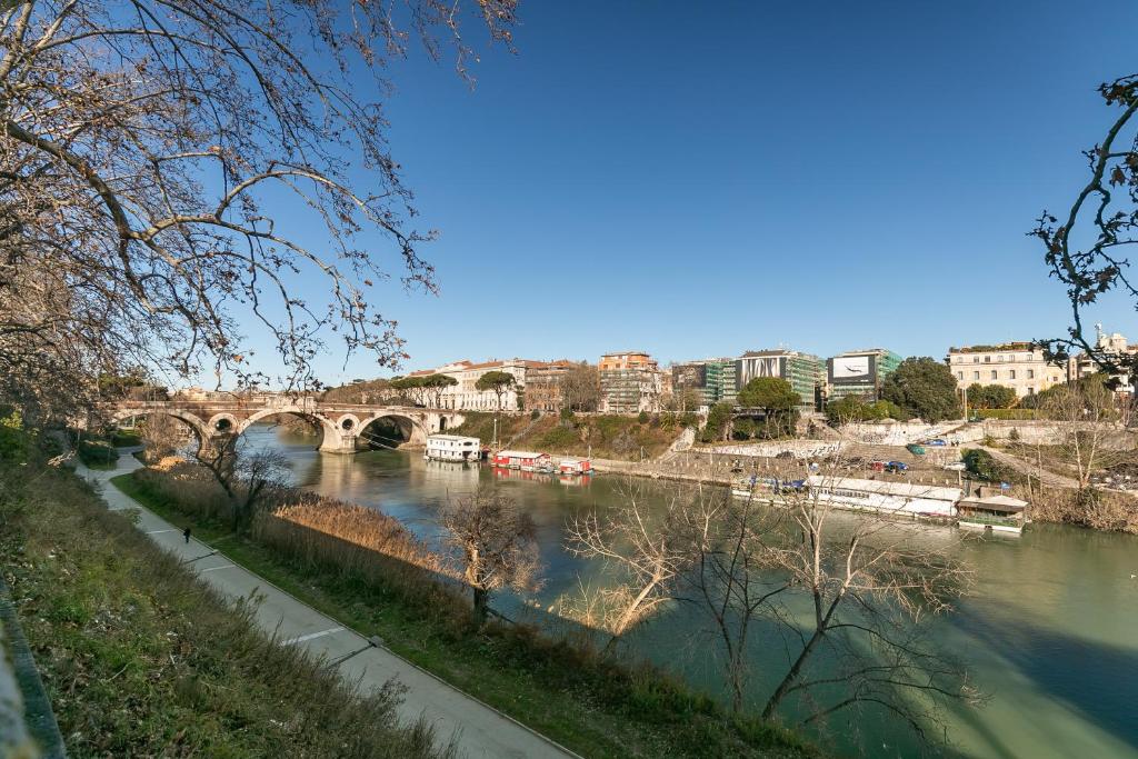 View of a river running close to the holiday home