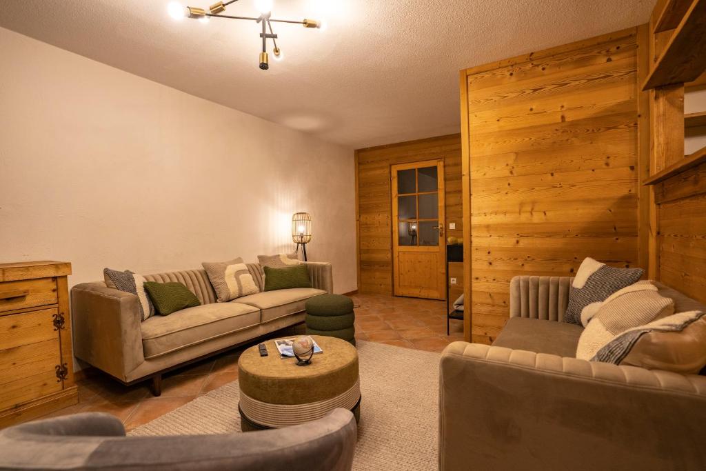 Posezení v ubytování Peclet Appartements VTI