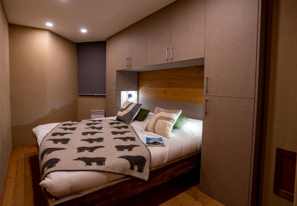 Postel nebo postele na pokoji v ubytování Peclet Appartements VTI