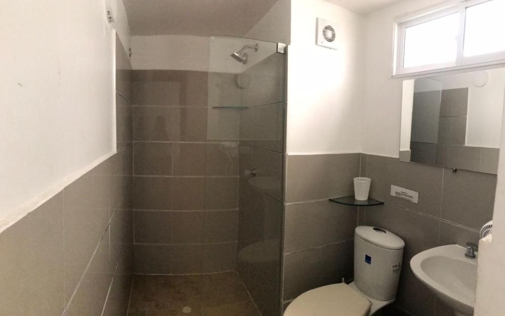 Koupelna v ubytování Hotel Hernández CTG