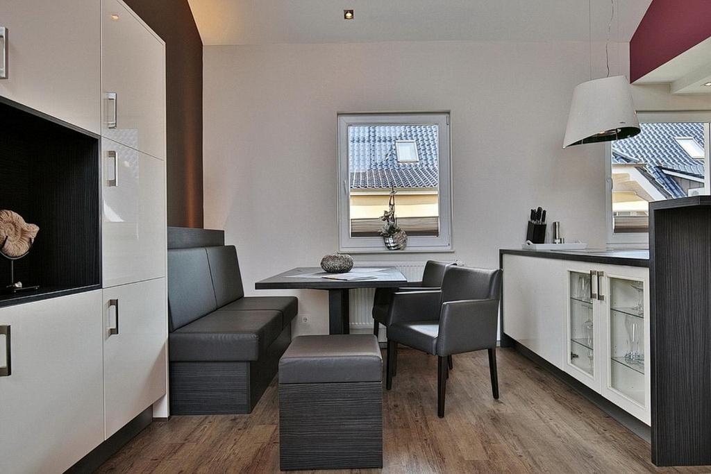 Kuchyň nebo kuchyňský kout v ubytování Residenz Herrenbruchstr Residenz Herrenbruchstraße 5 Appartement 8