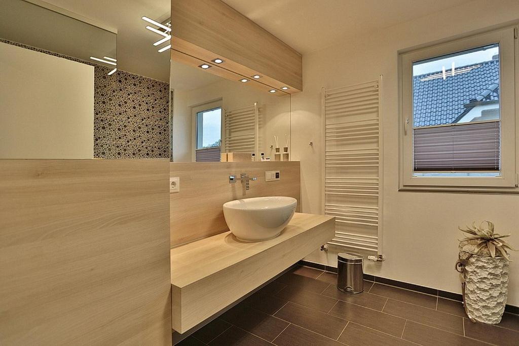 Koupelna v ubytování Residenz Herrenbruchstr Residenz Herrenbruchstraße 5 Appartement 8