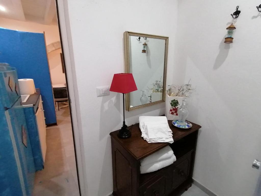 Koupelna v ubytování Il Cortiletto di Via Minniti