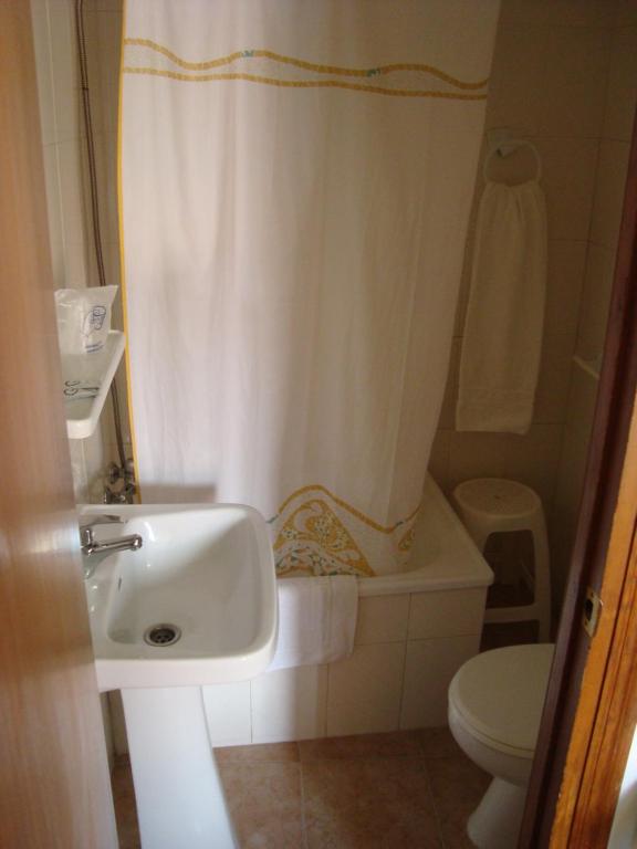 Kúpeľňa v ubytovaní Hostal Durán