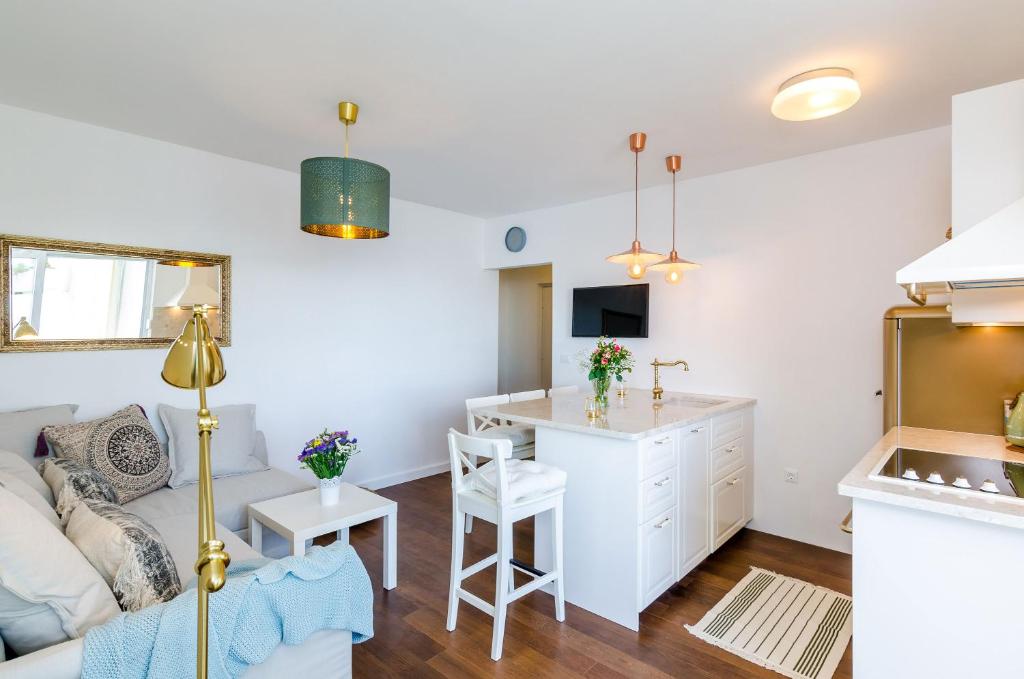 Kuchyňa alebo kuchynka v ubytovaní Apartment Rose Dubrovnik