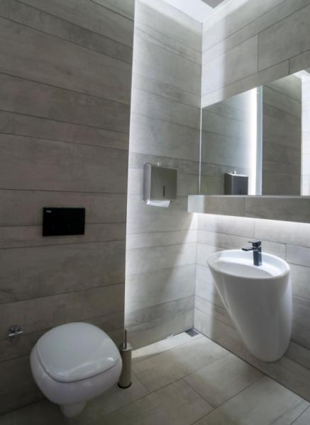 Koupelna v ubytování Gosterisli Otel