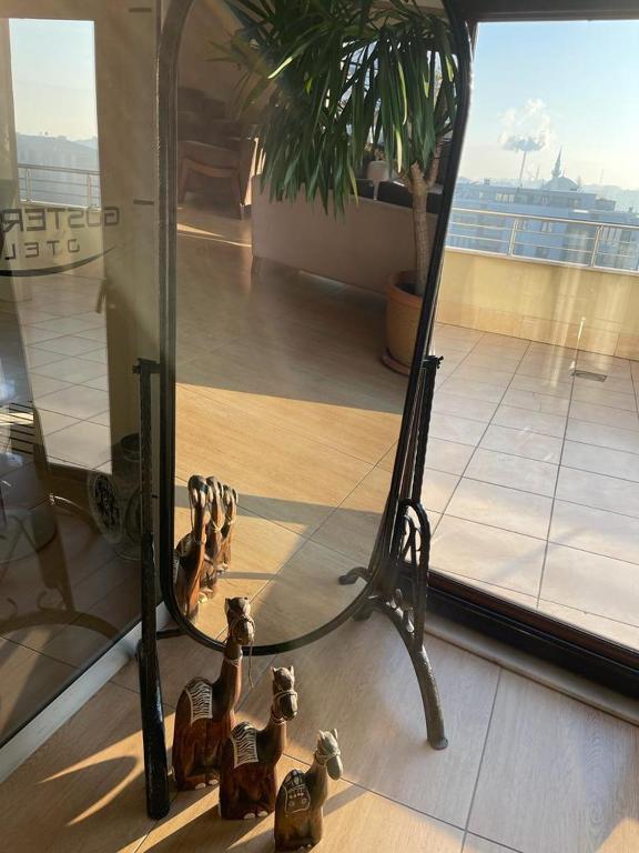 Balkón nebo terasa v ubytování Gosterisli Otel