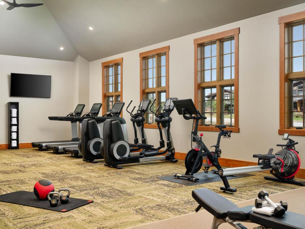 Fitness centrum a/nebo fitness zařízení v ubytování Hyatt Vacation Club at The Ranahan