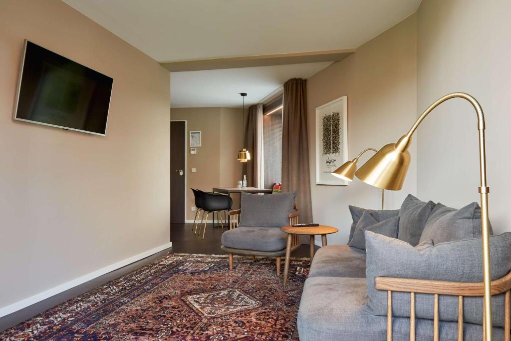 Posezení v ubytování Central Hotel Münster