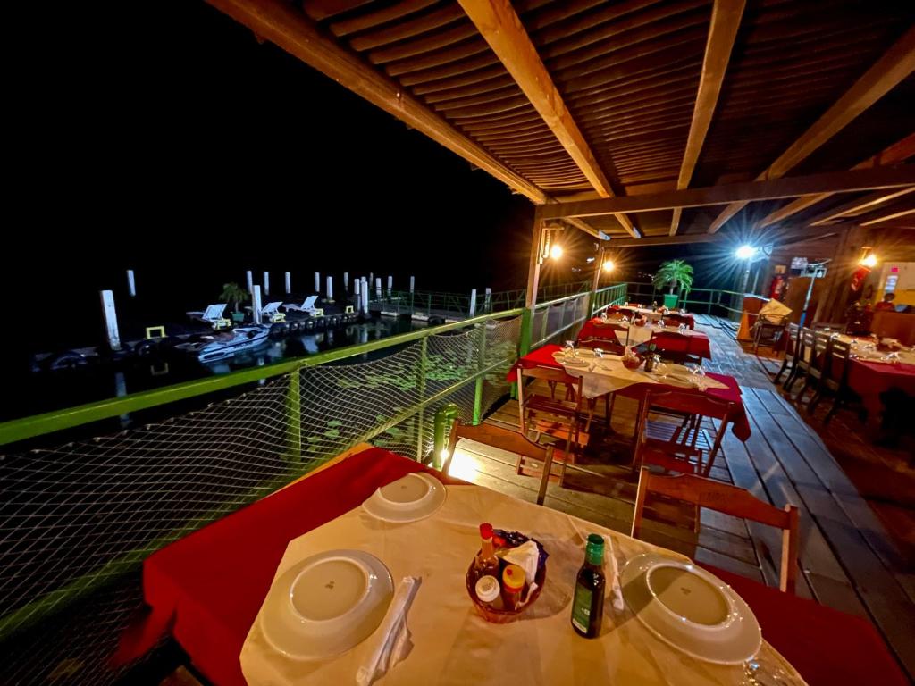 Restaurace v ubytování Gran Lençóis Flat Barreirinhas Apt 509