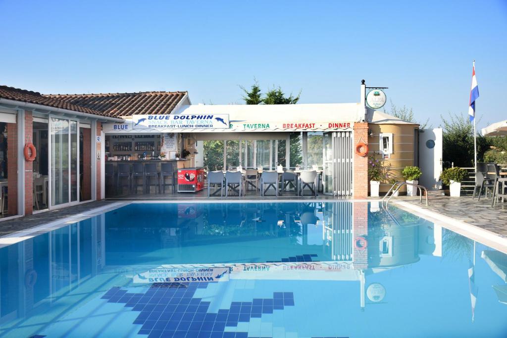 Bazén v ubytování Spyridoula Resort in Corfu nebo v jeho okolí