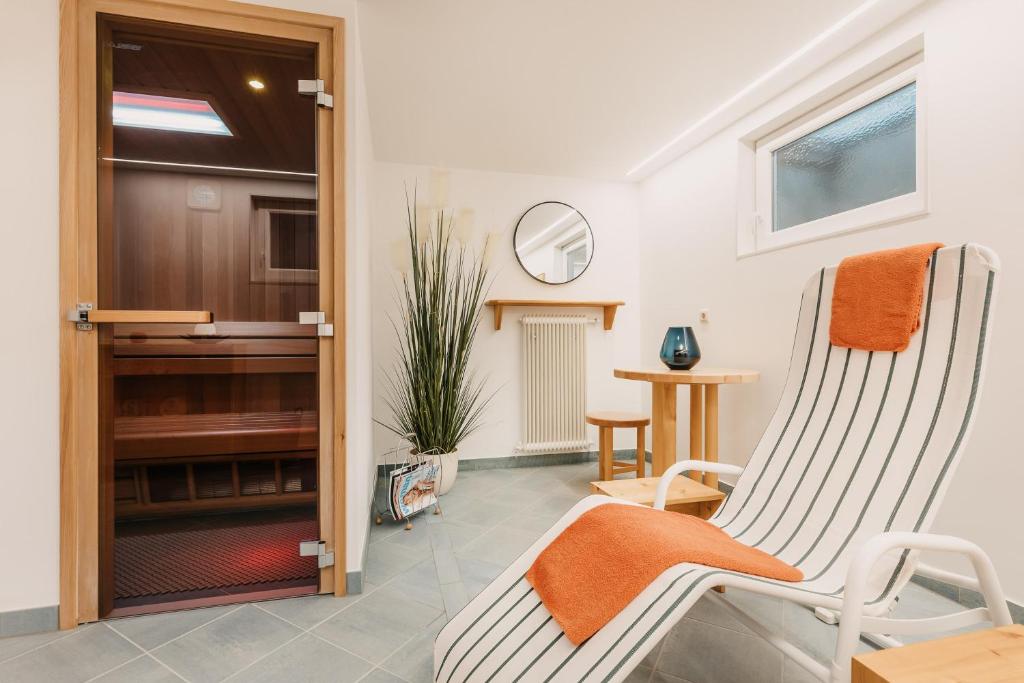 Posezení v ubytování Landhaus Rohrmoser