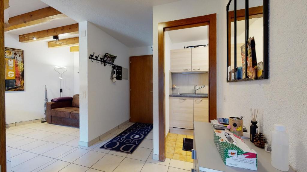 Kuchyň nebo kuchyňský kout v ubytování Beautiful 2 bedrooms apartment, perfectly located in Saillon