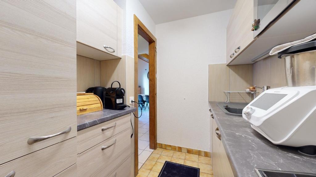 Kuchyň nebo kuchyňský kout v ubytování Beautiful 2 bedrooms apartment, perfectly located in Saillon