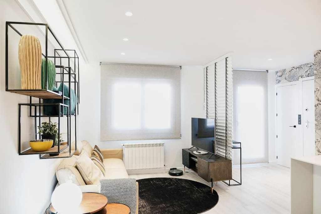 A seating area at Apartamento alameda