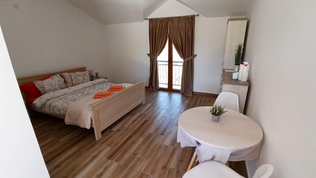 Postel nebo postele na pokoji v ubytování Village house - Novak Rijecani
