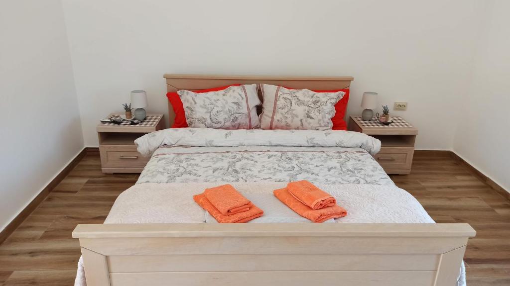 Postel nebo postele na pokoji v ubytování Village house - Novak Rijecani