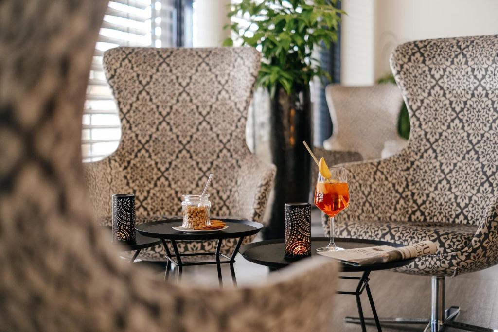Posezení v ubytování Hotel Global Inn