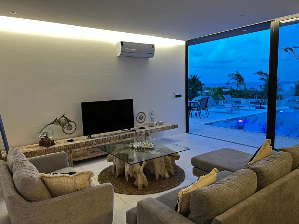 AURA AIR 1, pool & seaview villa, Choengmon 500m - Villa De 3 Dormitorios
