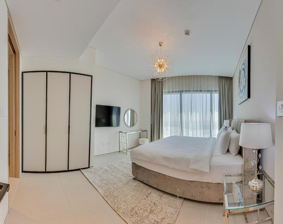 Fotografie z fotogalerie ubytování Bird's view from brand new apartment in Address v Dubaji