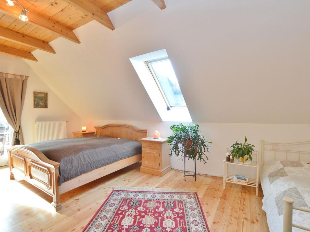 Posteľ alebo postele v izbe v ubytovaní Chalet in Styria with infrared sauna