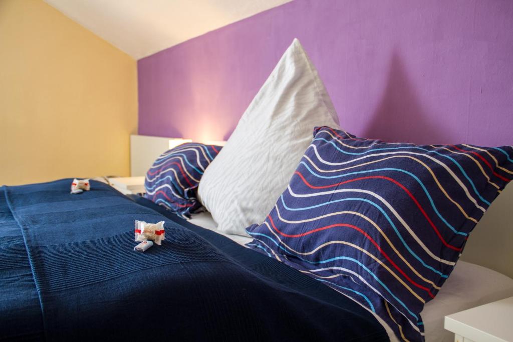 Cama o camas de una habitación en Chiemgau Appartement