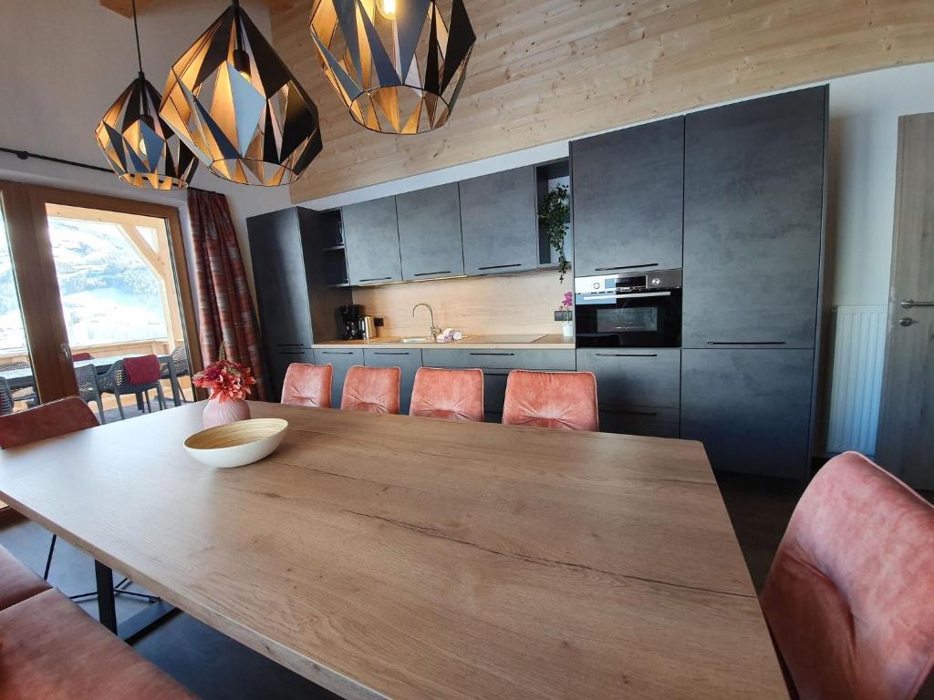 Kuchyň nebo kuchyňský kout v ubytování Apartment in Kaltenbach Tyrol near the ski