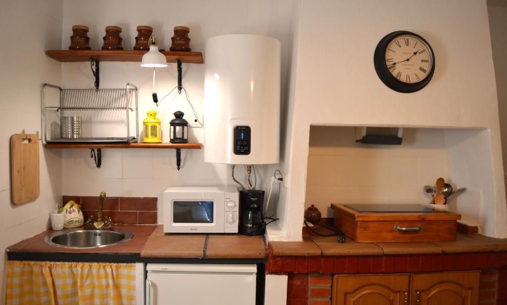 Kuchyň nebo kuchyňský kout v ubytování Casa Bethona