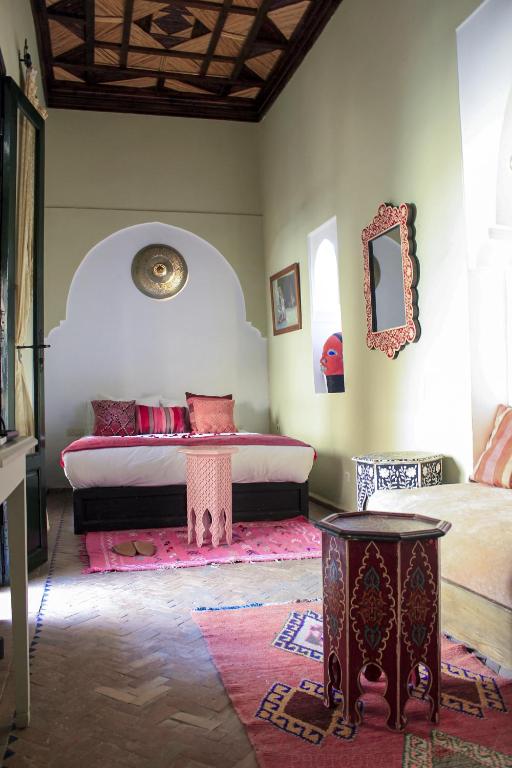 Posezení v ubytování Riad Dar Habiba by Garden Wonders