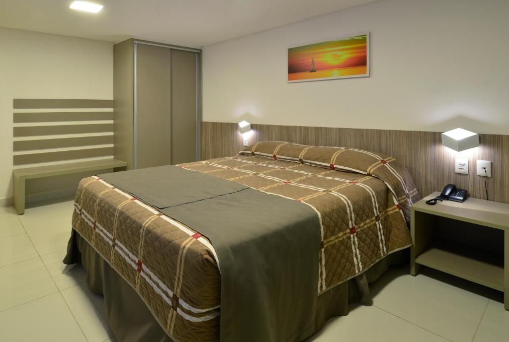 Cama ou camas em um quarto em Nord Luxxor Cabo Branco
