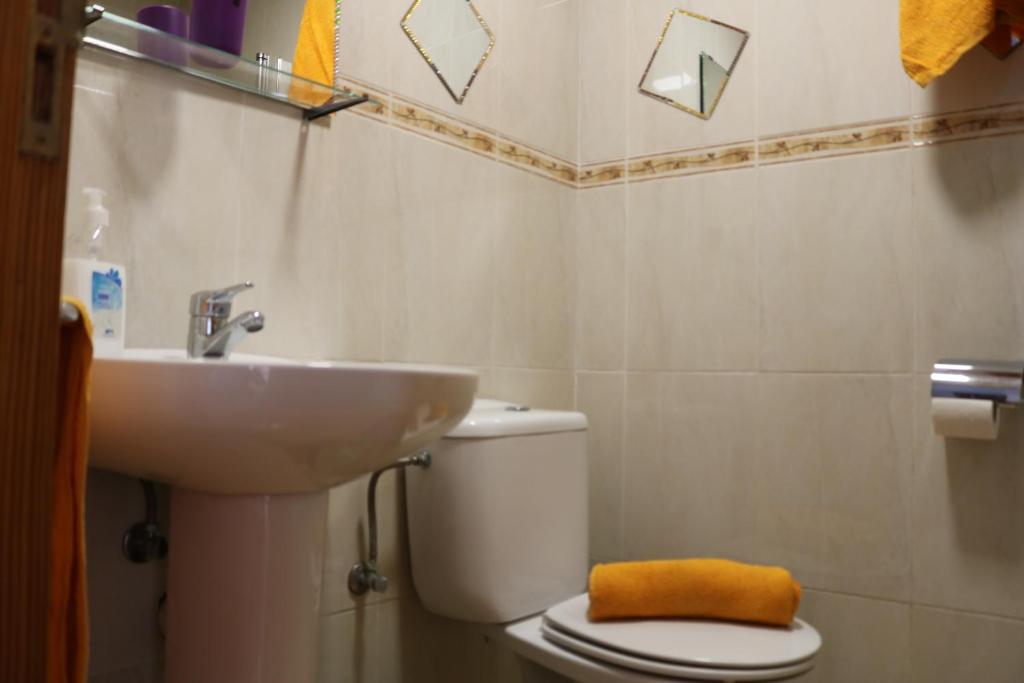 Koupelna v ubytování Apartamentos La Carmen