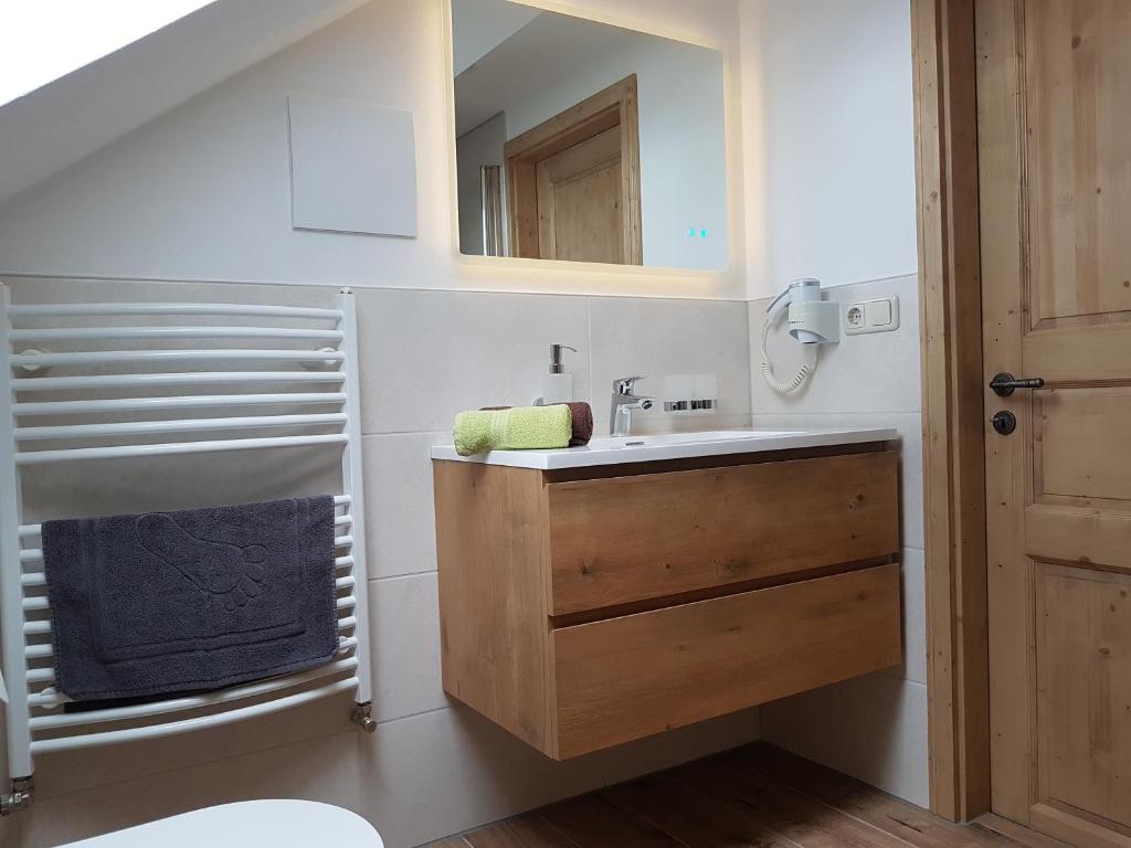 Koupelna v ubytování Ferienwohnung Weber Alpenglück