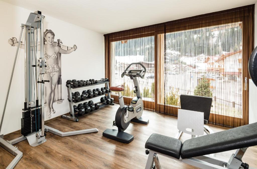 Fitness centrum a/nebo fitness zařízení v ubytování ArtHotel Anterleghes - Gardenahotels