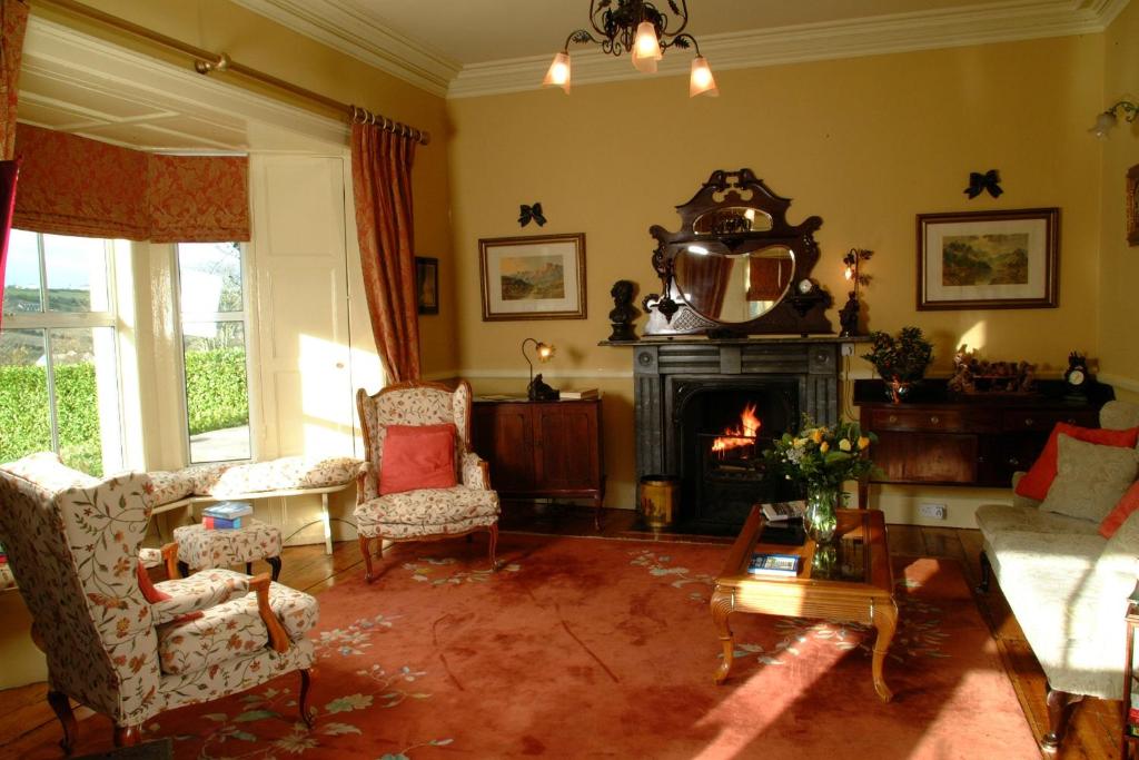 Posezení v ubytování Glendine Country House Wexford