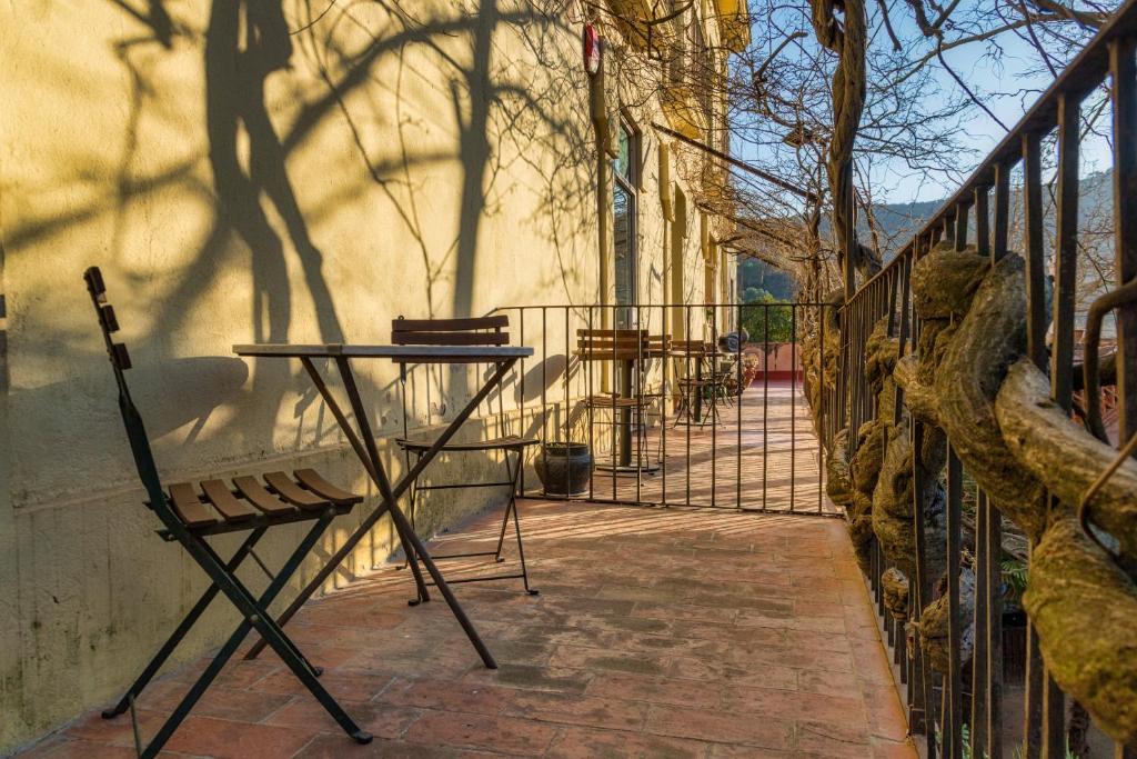 Balkón nebo terasa v ubytování Els Jardins De La Martana