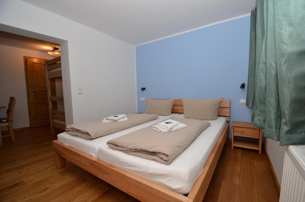 Postel nebo postele na pokoji v ubytování Hotel Köhlerhütte