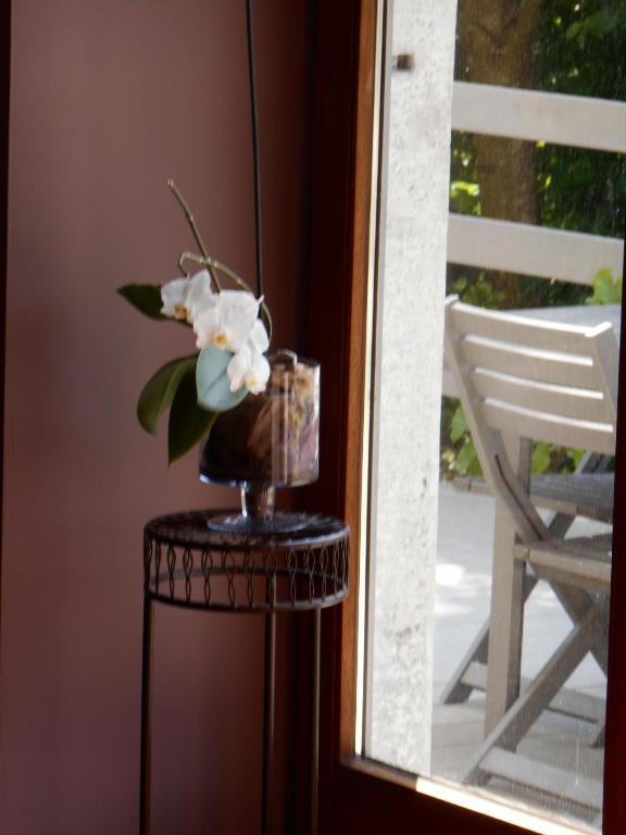Balkón nebo terasa v ubytování B&B A l'Ombre du Tilleul