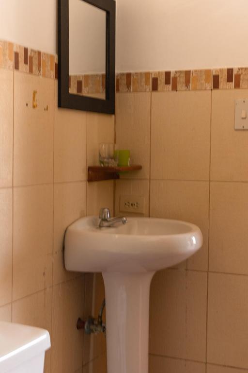 Koupelna v ubytování Hotel Crossman