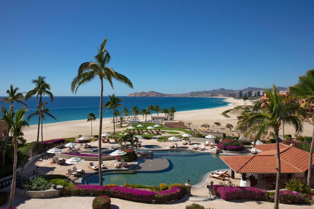 a view of the beach from the resort at Zoetry Casa del Mar Los Cabos in Cabo San Lucas