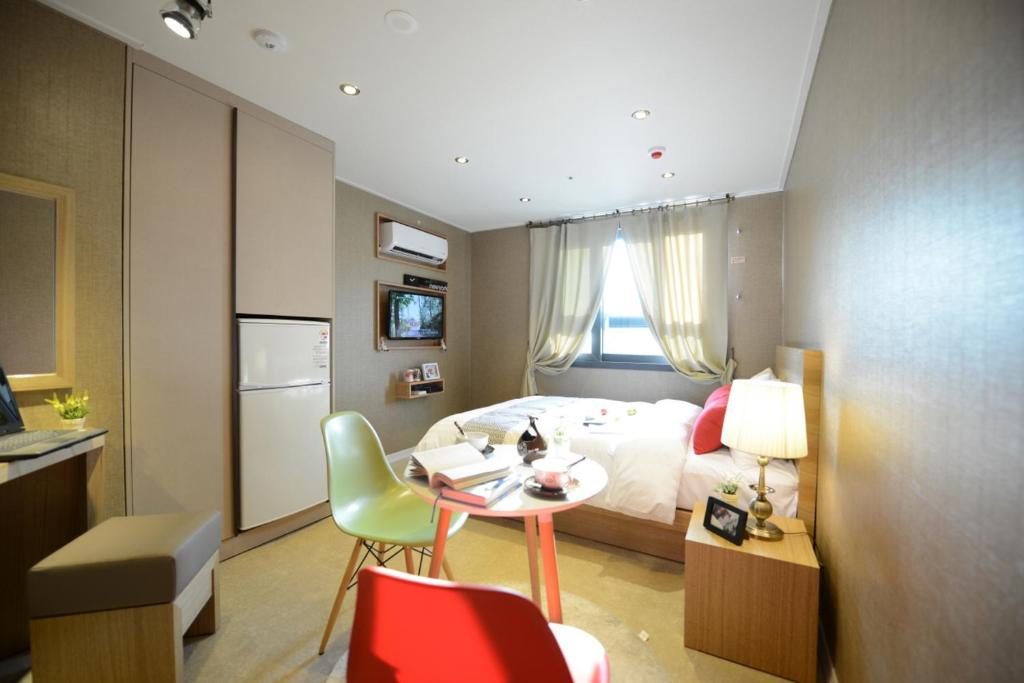 Posezení v ubytování Dunsan Graytone Hotel