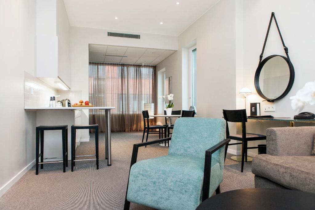 Posezení v ubytování Elite Hotel Ideon, Lund