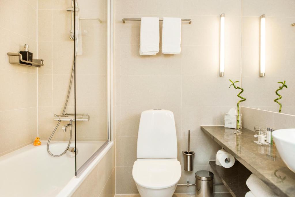 Koupelna v ubytování Elite Hotel Ideon, Lund