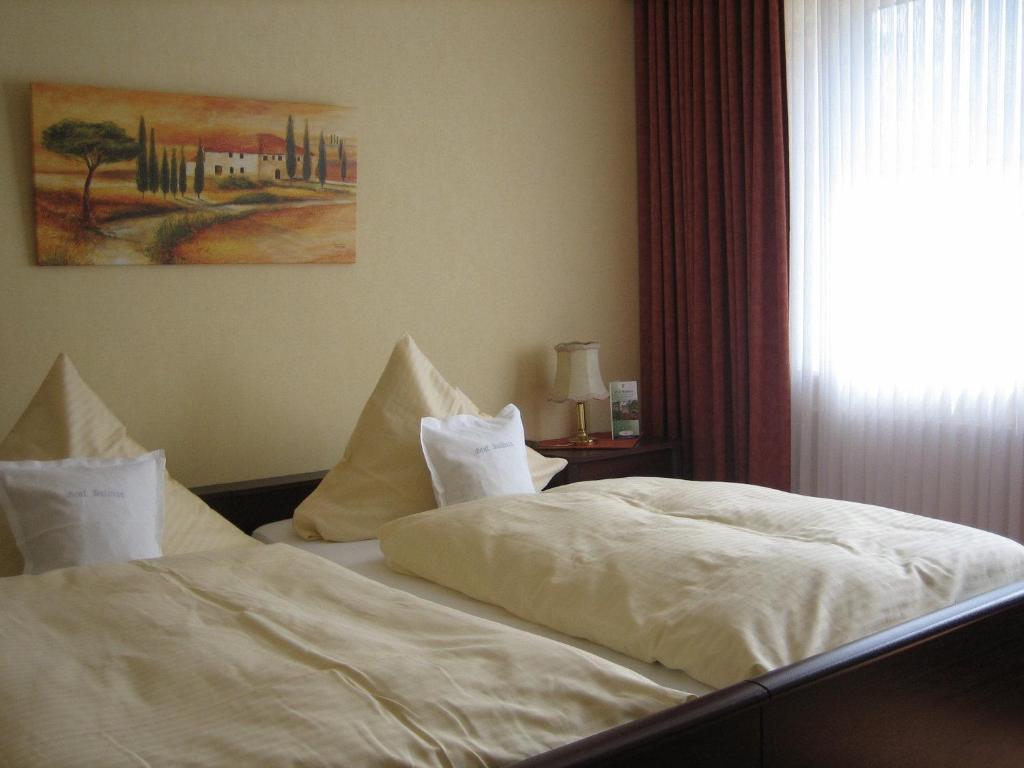 Postel nebo postele na pokoji v ubytování Hotel Graf Balduin