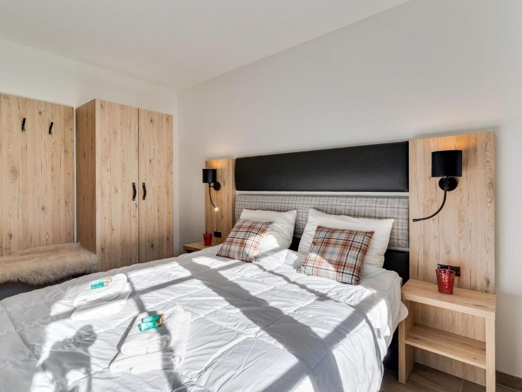 Posteľ alebo postele v izbe v ubytovaní Chalet in ski area Hochkrimml - Zillertal Arena