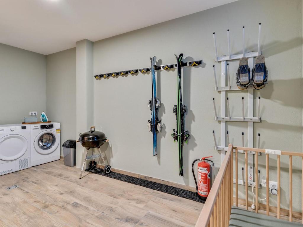 Posilňovňa alebo fitness centrum v ubytovaní Chalet in ski area Hochkrimml - Zillertal Arena