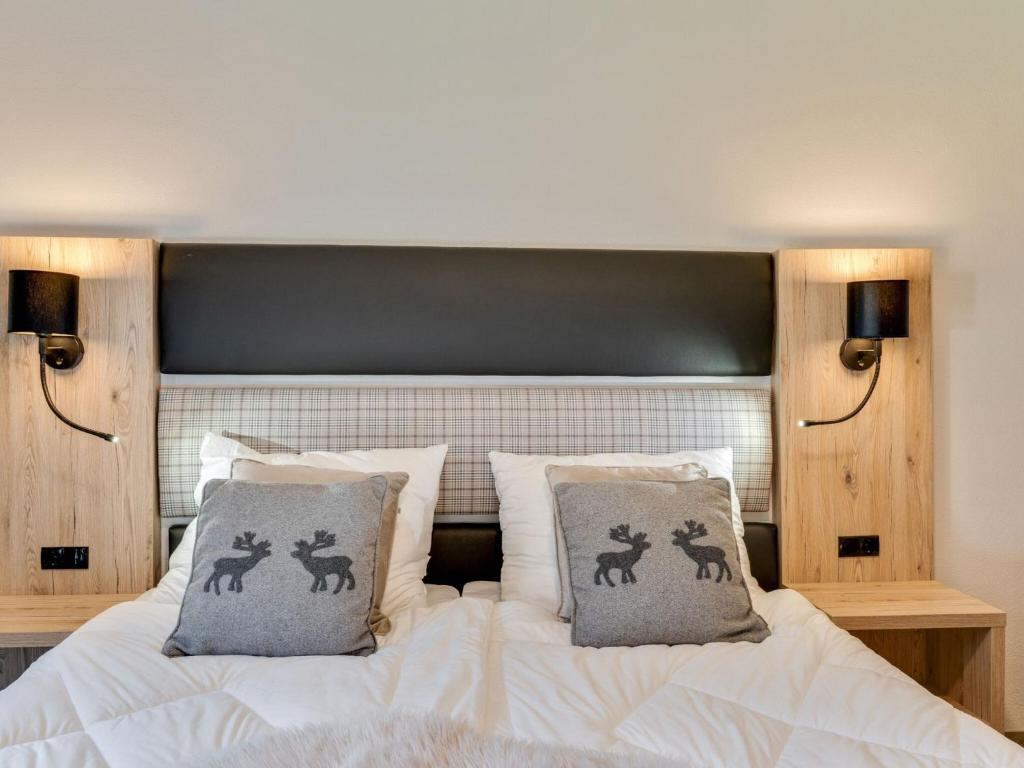 Posteľ alebo postele v izbe v ubytovaní Chalet in ski area Hochkrimml - Zillertal Arena