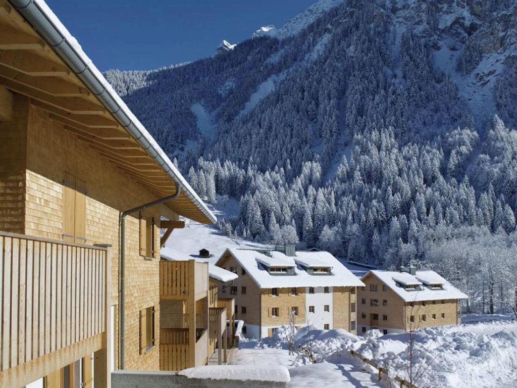 Apartment at the ski lift in Brand in Vorarlberg kapag winter